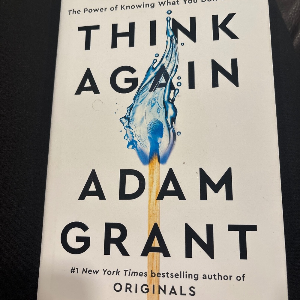 Book-Think Again by Adam Grant